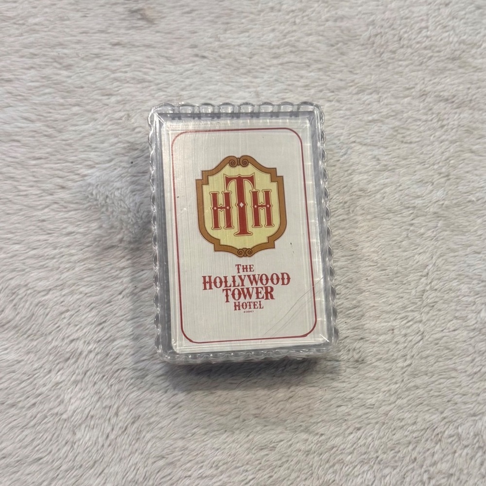 Disney Hollywood Tower Hotel Tower of Terror Playing Cards Goofy Joker Sealed